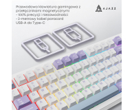 Ajazz AK820 MAX Magnetic switches Purple White RGB - 1536366 - zdjęcie 10